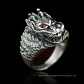 Shangjie OEM anillos Halloween 2021  Unique Gift Rings Jewelry Snake Wolf Dragon Rings for Women Rhinestone Animal Ring